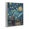 Stupell Industries Iconic Blockchain Moonlight Framed Giclee, design by Svetlana Aleynikova